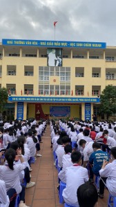 Trường THCS Nguyễn Văn Thuộc tuyên truyền  tác hại của các loại ma túy mới; luật ATGT; phòng chống đuối nước; phòng cháy chữa cháy năm học 2022-2023