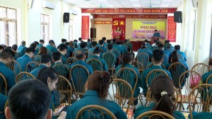 Cụm huấn luyện số 8 gồm các phường Hà Trung, Hà Lầm, Cao Thắng tổ chức khai mạc huấn luyện Quân sự, Giáo dục chính trị năm 2024