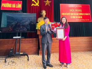 Thành ủy Hạ Long công bố Quyết định của BTV Thành ủy về công tác cán bộ 